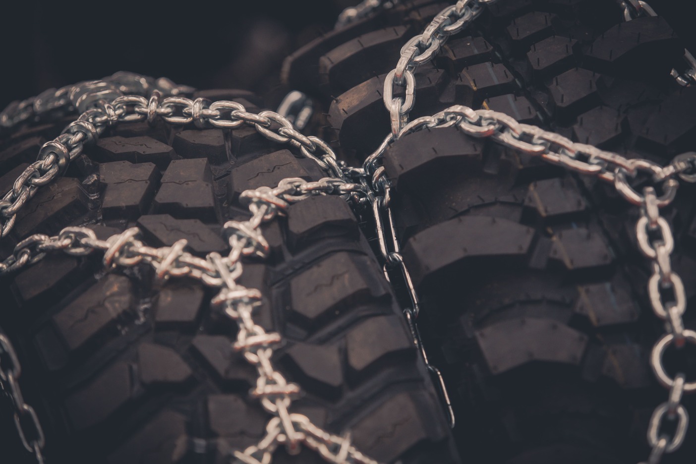 neumáticos con cadenas